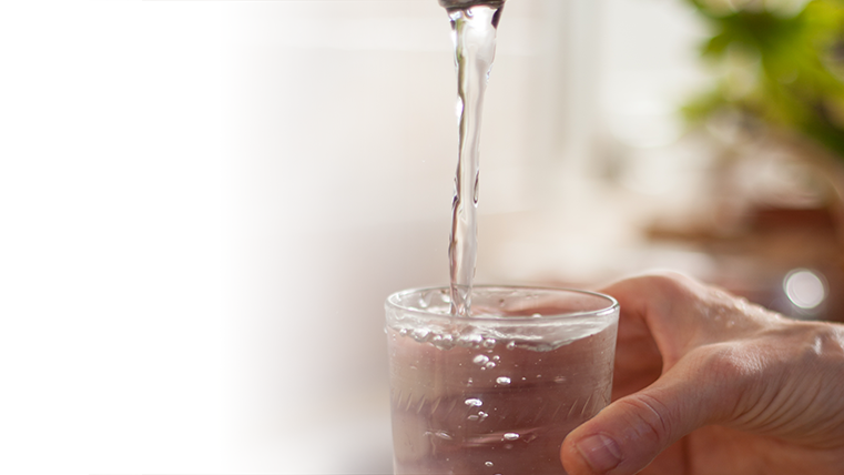 How to treak diarrhea header glass of water